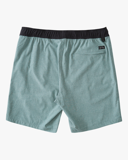 1 Crossfire Elastic Waist Submersible Shorts 18" Blue ABYWS00140 Billabong