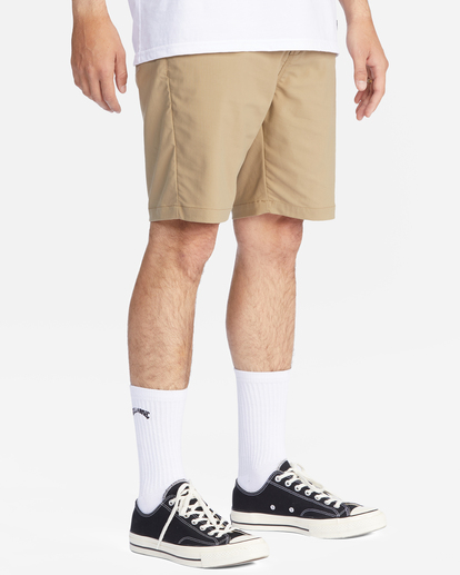 4 A/Div Surftrek Journey Shorts 20" Brown ABYWS00166 Billabong