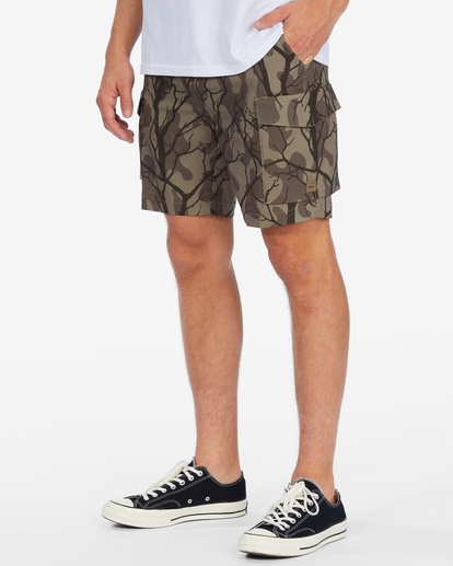 3 A/Div Surftrek Cargo Shorts 19" Beige ABYWS00167 Billabong