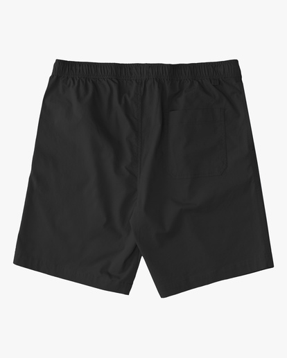 1 Layback Twill Elastic Waist Shorts 18" Black ABYWS00179 Billabong