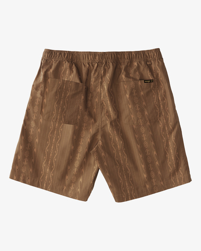 1 Wrangler Wesley Elastic Organic Cotton Walkshorts 19" Brown ABYWS00181 Billabong