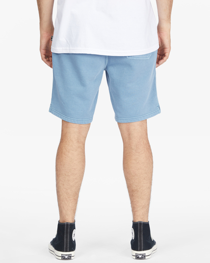 4 Wave Washed Elastic Waist Sweatshorts Orange ABYWS00182 Billabong