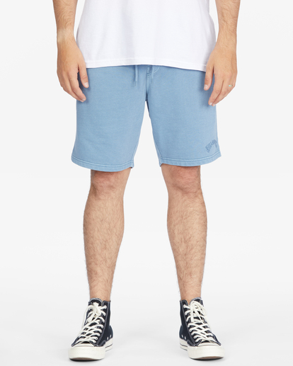 2 Wave Washed Elastic Waist Sweatshorts Orange ABYWS00182 Billabong
