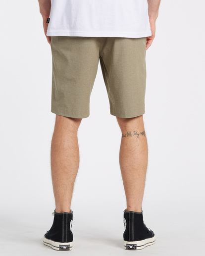 6 Crossfire Mid Submersible Shorts 19" Green ABYWS00189 Billabong