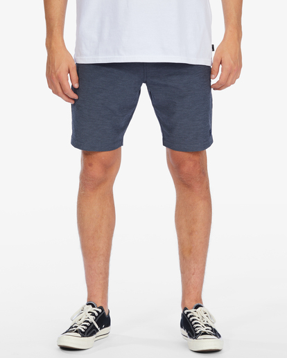 2 Crossfire Mid Submersible Shorts 19" Blue ABYWS00189 Billabong