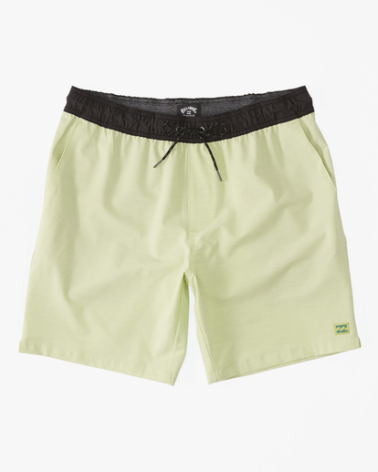 0 Crossfire Elastic Submersible Shorts 18" Yellow ABYWS00190 Billabong