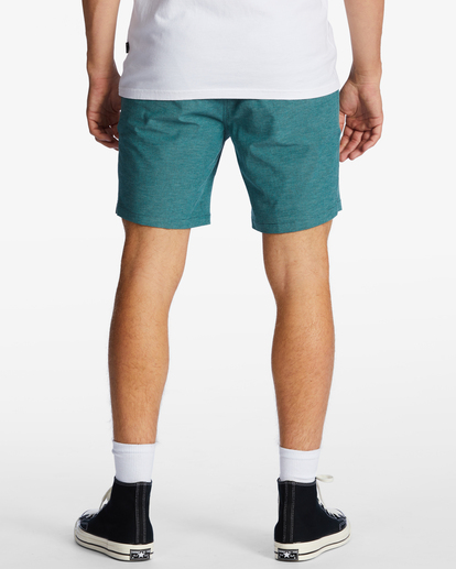 4 Crossfire Elastic Submersible Shorts 18" Blue ABYWS00190 Billabong