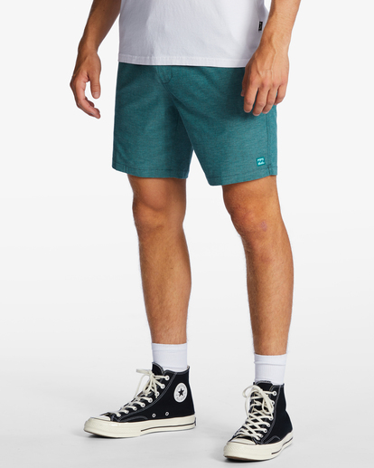 3 Crossfire Elastic Submersible Shorts 18" Blue ABYWS00190 Billabong