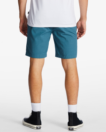 4 Crossfire Solid Submersible Shorts 20" Blue ABYWS00195 Billabong