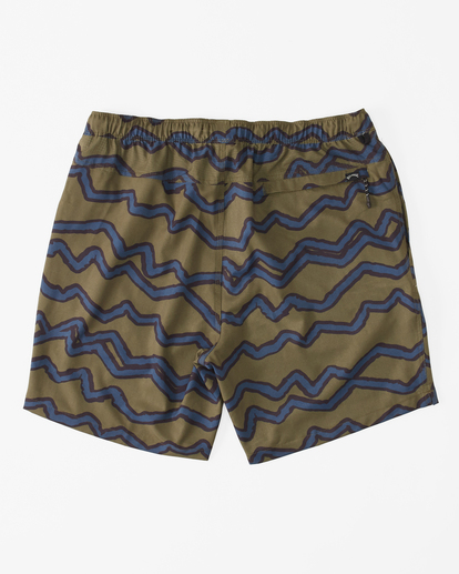 1 A/Div Surftrek Elastic Shorts 17" Green ABYWS00196 Billabong