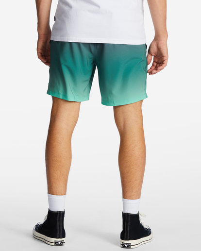 4 A/Div Surftrek Elastic Shorts 17" Green ABYWS00196 Billabong