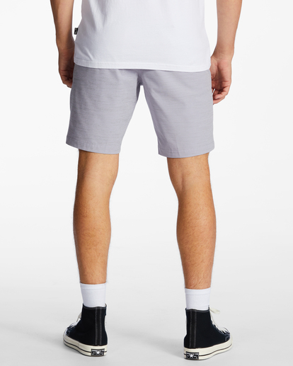 2 Crossfire Slub Submersible 19" Shorts Grey ABYWS00199 Billabong