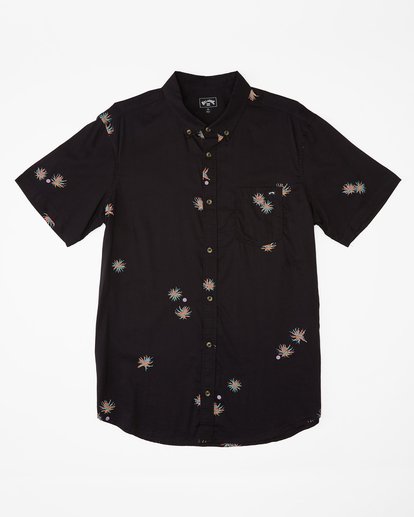 4 Sundays Mini Short Sleeve Shirt Blue ABYWT00112 Billabong