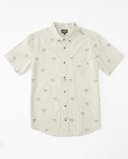 4 Sundays Mini Short Sleeve Shirt Beige ABYWT00112 Billabong