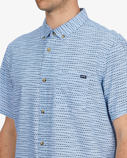 3 Sundays Mini Shirt Blue ABYWT00112 Billabong