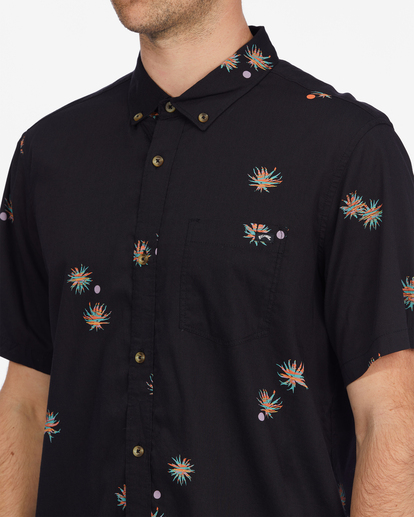3 Sundays Mini Short Sleeve Shirt Blue ABYWT00112 Billabong
