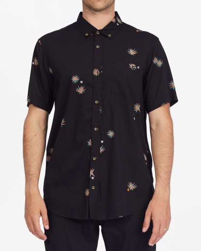 0 Sundays Mini Short Sleeve Shirt Blue ABYWT00112 Billabong