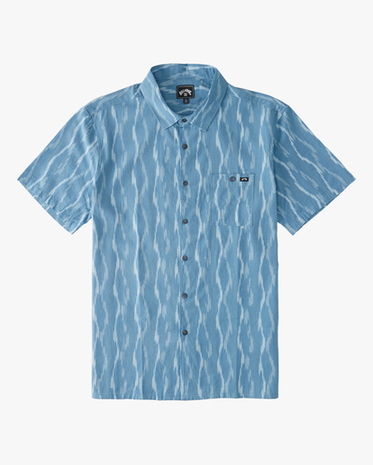 5 Sundays Jacquard Short Sleeve Shirt Orange ABYWT00114 Billabong