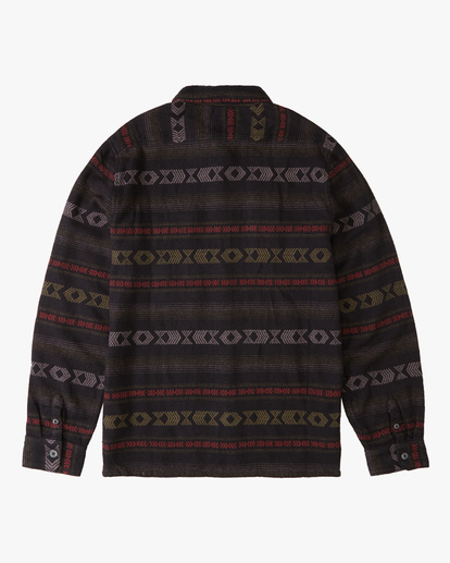 5 Offshore Jacquard Flannel Shirt Black ABYWT00135 Billabong