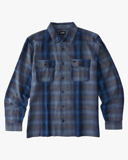 4 Offshore Jacquard Flannel Shirt Blue ABYWT00135 Billabong