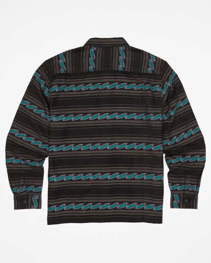 5 Offshore Jacquard Flannel Shirt Black ABYWT00135 Billabong