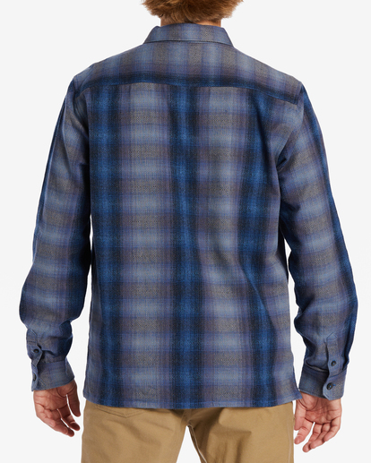 2 Offshore Jacquard Flannel Shirt Blue ABYWT00135 Billabong