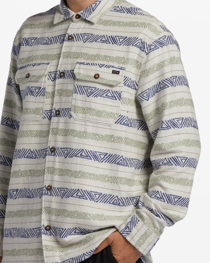 5 Offshore Jacquard - Flannel Shirt for Men White ABYWT00135 Billabong