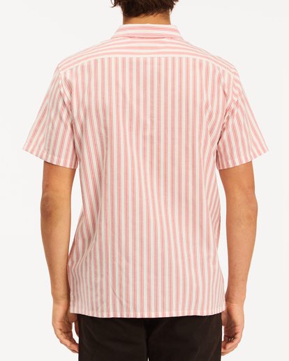 2 Budweiser Bow Stripe Short Sleeve Shirt  ABYWT00141 Billabong