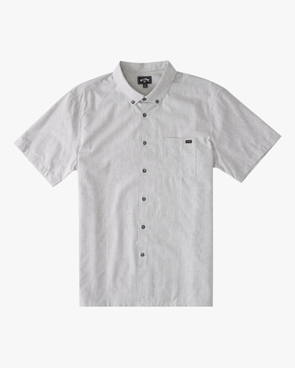 4 All Day Organic Short Sleeve Shirt Grey ABYWT00173 Billabong