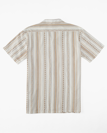 6 Wrangler Wesley Short Sleeve Shirt White ABYWT00183 Billabong