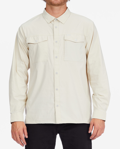 0 A/Div Surftrek Long Sleeve Shirt Beige ABYWT00187 Billabong
