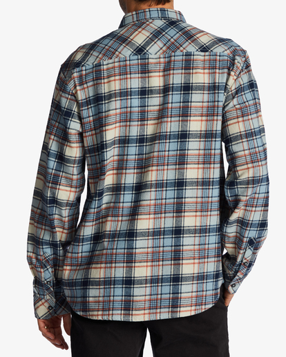 3 Coastline Flannel Shirt White ABYWT00198 Billabong