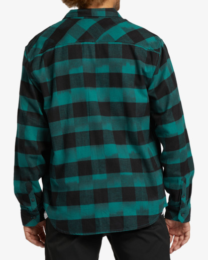 3 Coastline Flannel Shirt Blue ABYWT00198 Billabong