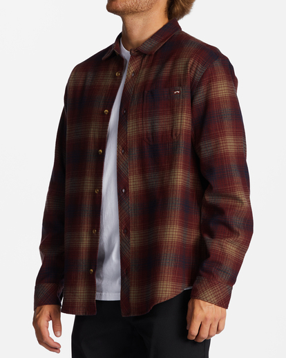 1 Coastline Flannel Shirt Green ABYWT00198 Billabong