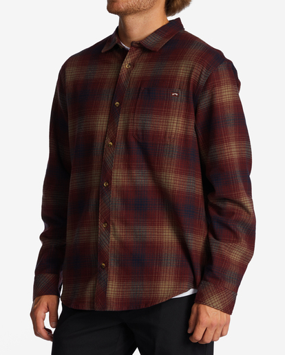 2 Coastline Flannel Shirt Green ABYWT00198 Billabong
