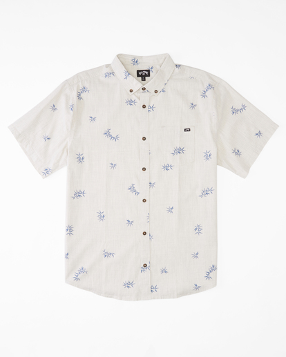 4 Sundays Mini Short Sleeve Shirt White ABYWT00203 Billabong
