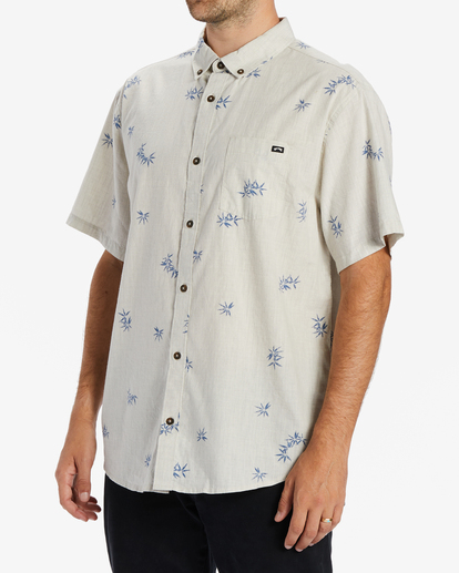 1 Sundays Mini Short Sleeve Shirt White ABYWT00203 Billabong