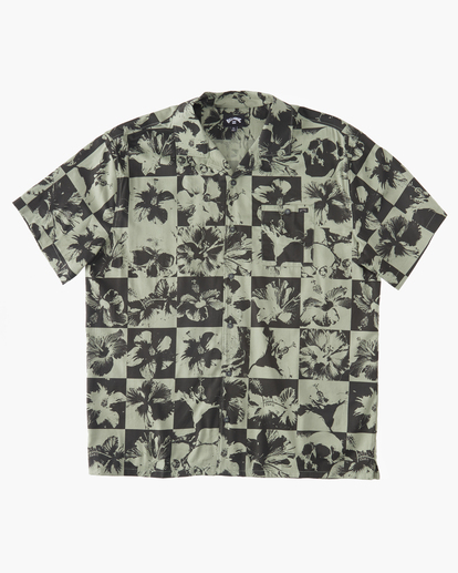 4 Sundays Vacay Short Sleeve Shirt Green ABYWT00205 Billabong