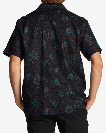 2 Hemp Vacay - Camisa de Manga Corta para Hombre Negro ABYWT00218 Billabong