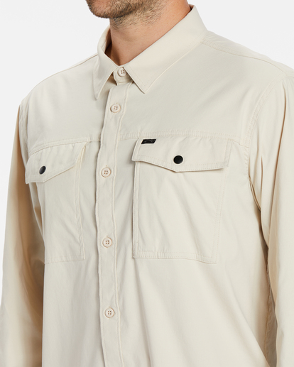 3 Surftrek Tech Long Sleeve Shirt Beige ABYWT00228 Billabong