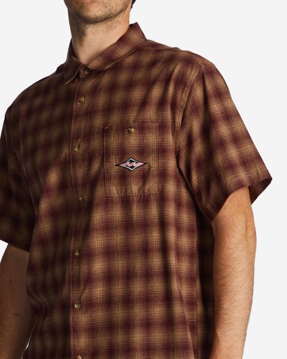 4 Daybreak - Camisa de Manga Corta para Hombre Verde ABYWT00229 Billabong