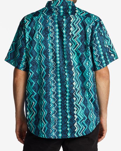 2 Sundays Short Sleeve Shirt Blue ABYWT00234 Billabong