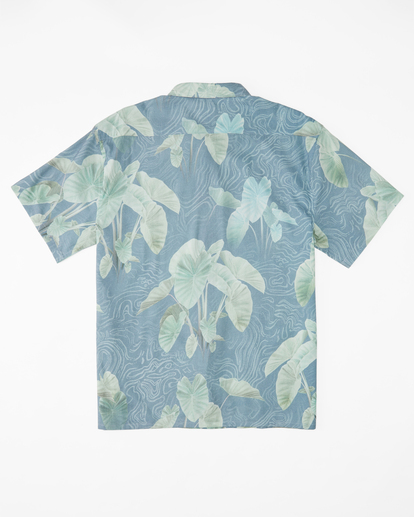 4 Kamea Sundays Island Short Sleeve Shirt Blue ABYWT00238 Billabong