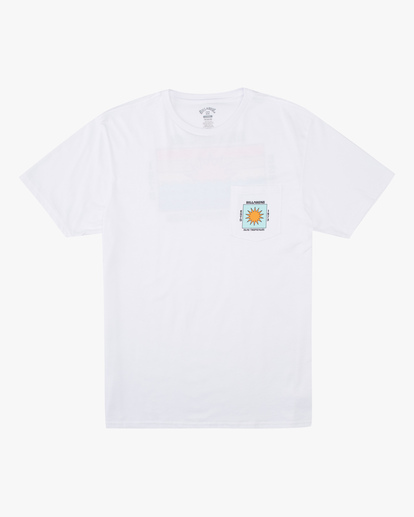 4 Olas Pocket T-Shirt White ABYZT00510 Billabong