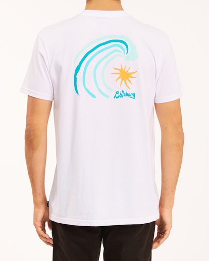 2 Peak Short Sleeve T-Shirt White ABYZT00614 Billabong