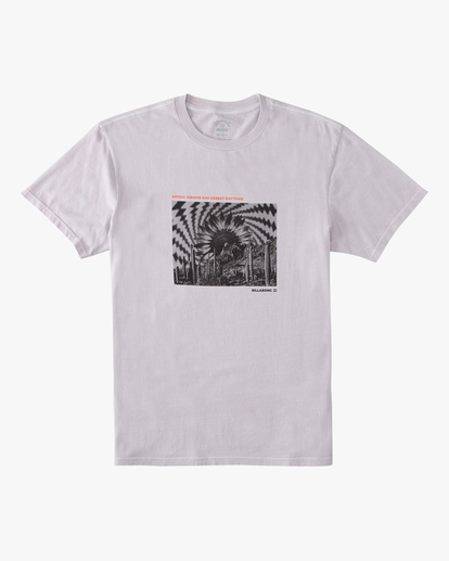 5 Montage Wave Washed Short Sleeve T-Shirt Purple ABYZT00886 Billabong