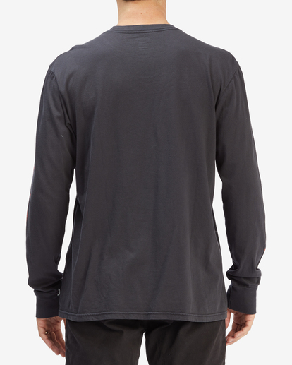 2 D Bah Wave Washed Long Sleeve T-Shirt Black ABYZT00913 Billabong