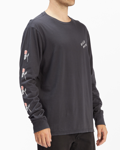 2 Peace Wave Washed Long Sleeve T-Shirt Black ABYZT00917 Billabong