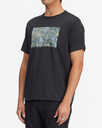2 A/Div Otis Camo Organic Short Sleeve T-Shirt Black ABYZT00952 Billabong