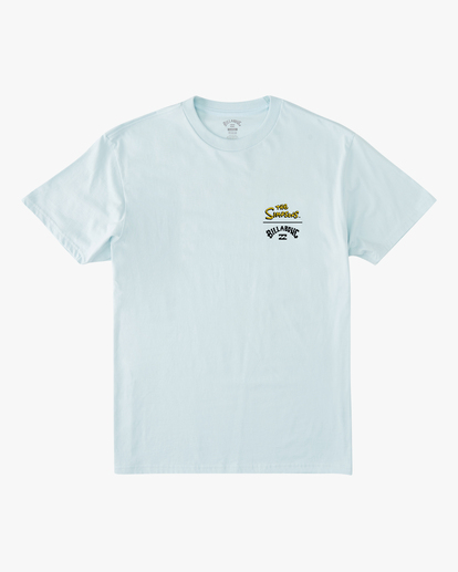 5 The Simpsons Family Couch Organic Short Sleeve T-Shirt Blue ABYZT01028 Billabong